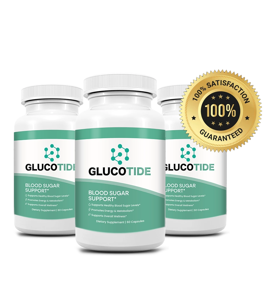 Glucotide 60-Day Money Back Guarantee Badge — Risk-Free Blood Sugar Support Supplement Purchase